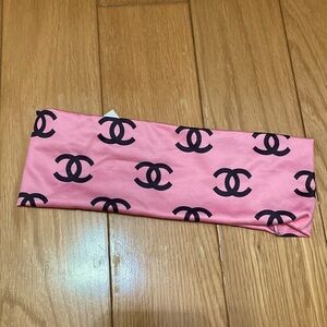 Fashion headband pink - women or men.